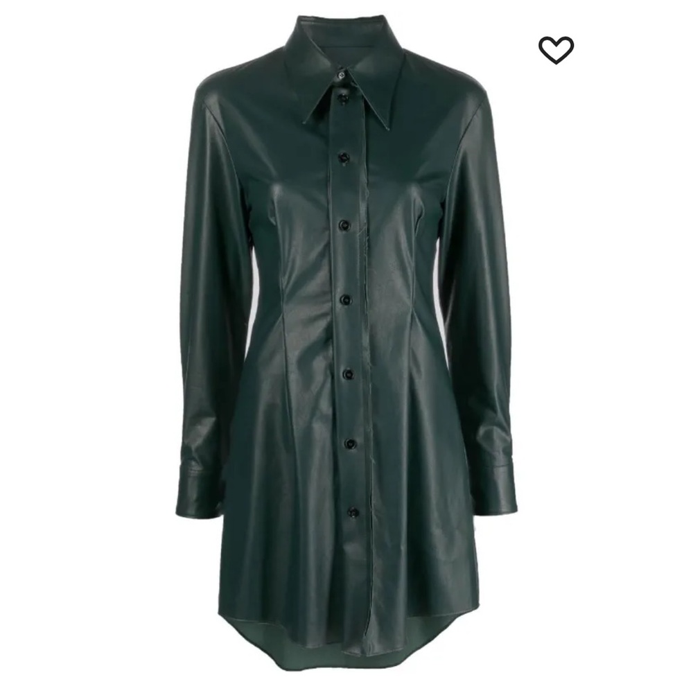 Maison Margiela Dark Green Mini Dress